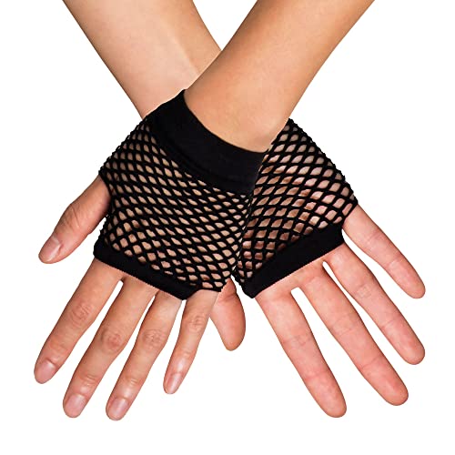 Boland - Handschuhe New York, Netzhandschuhe, Stulpen, 80er Jahre, dehnbar, Kostüme, Karneval, Mottoparty Boland - Handschuhe New York, Netzhandschuhe, Stulpen, 80er Jahre, dehnbar, Kostüme, Karneval, Mottoparty von Boland