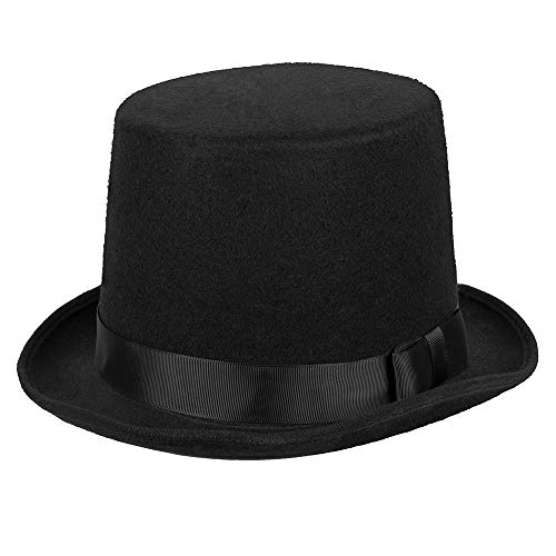 Boland - Hut Byron, Zylinder, Filz, elegant, 20er Jahre, Gatsby, Karneval, Halloween, Fasching, Mottoparty, Verkleidung, Theater, Schwarz Boland - Hut Byron, Zylinder, Filz, elegant, 20er Jahre, Gatsby, Karneval, Halloween, Fasching, Mottoparty, Verkleidung, Theater, Schwarz von Boland