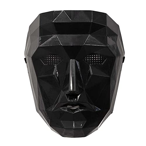 Boland - Maske - Dreieck, Quadrat, Kreis oder Anführer, 4 Motive zur Auswahl, Soldat - Wächter, Spieler, Gesichts-Maske, koreanische Spiel-Maske, Game, Kostüm, Karneval, Mottoparty Boland - Maske - Dreieck, Quadrat, Kreis oder Anführer, 4 Motive zur Auswahl, Soldat - Wächter, Spieler, Gesichts-Maske, koreanische Spiel-Maske, Game, Kostüm, Karneval, Mottoparty von Boland
