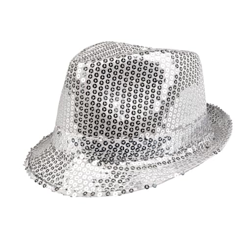 Boland - Pailletten Hut, Unisex, Disco Outfit, Accessoire, Karneval, Kostüm, Themenparty, Mottoparty Boland - Pailletten Hut, Unisex, Disco Outfit, Accessoire, Karneval, Kostüm, Themenparty, Mottoparty von Boland