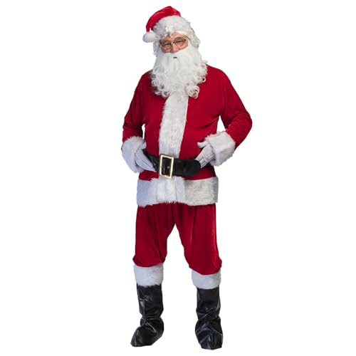 Boland 13328 - Kostüm Weihnachtsmann für Erwachsene, umfangreiches Set, Faschingskostüm für Weihnachten oder Karneval Boland 13328 - Kostüm Weihnachtsmann für Erwachsene, umfangreiches Set, Faschingskostüm für Weihnachten oder Karneval von Boland