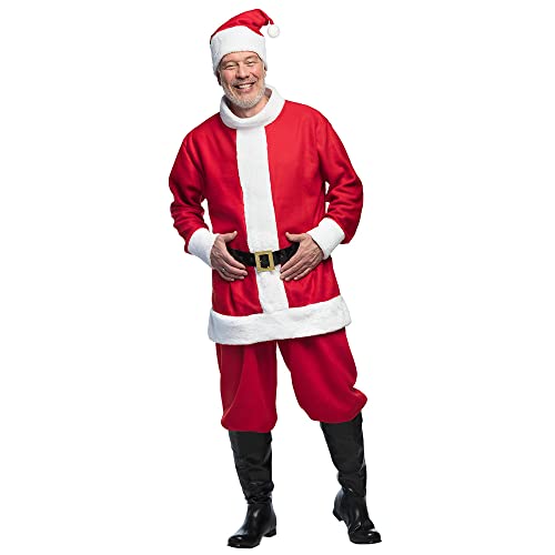 Boland 13396 - Kostüm Weihnachtsmann, Größe M/L für Erwachsene, 4-teilig, Weihnachtsmannkostüm, Nikolaus Kostüm Boland 13396 - Kostüm Weihnachtsmann, Größe M/L für Erwachsene, 4-teilig, Weihnachtsmannkostüm, Nikolaus Kostüm von Boland
