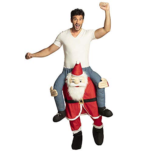 Boland 13441 - Kostüm Funny Santa Claus, Einheitsgröße für Erwachsene, Unisex, Weihnachtsmann, Reiter, Hose mit Nikolaus, Karneval, Fasching, Mottoparty von Boland