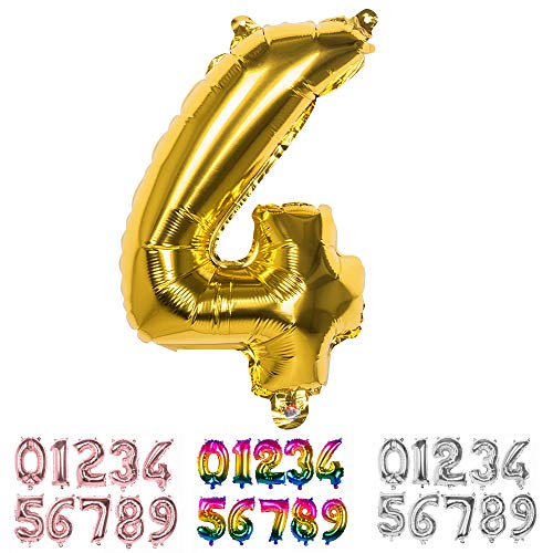 Boland - Folienballon Zahl, Größe 36 cm, Gold, Zahlenballon, Nummer, Ballon, Luft, Geburtstag, Jubiläum, Jubiläumsjahr, Lebensjahr, Überraschungsparty, Kindergeburtstag, Dekoration Boland - Folienballon Zahl, Größe 36 cm, Gold, Zahlenballon, Nummer, Ballon, Luft, Geburtstag, Jubiläum, Jubiläumsjahr, Lebensjahr, Überraschungsparty, Kindergeburtstag, Dekoration von Boland