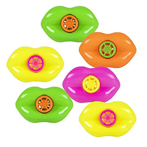 Boland 30776 - Pfeiflippen, 6 Stück, Größe 4 x 6 cm, Plastik, Sirenen, Pfeifer, Pfeifen, Mundpfeife, Krachmacher, Mitgebsel, Kindergeburtstag, Pinata, Spielzeug Boland 30776 - Pfeiflippen, 6 Stück, Größe 4 x 6 cm, Plastik, Sirenen, Pfeifer, Pfeifen, Mundpfeife, Krachmacher, Mitgebsel, Kindergeburtstag, Pinata, Spielzeug von Boland