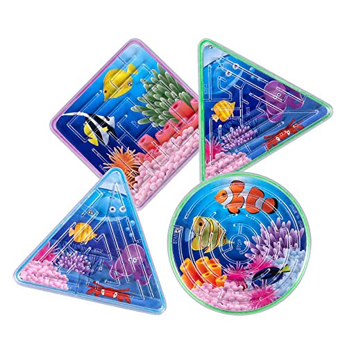 Boland 30778 - Labyrinth Fisch, 4 Stück, Größe 6,5 x 6,5 cm, Unterwasserwelt, Mitbringsel, Mitgebsel, Pinata, Geschicklichkeitsspiel, Geburtstag Boland 30778 - Labyrinth Fisch, 4 Stück, Größe 6,5 x 6,5 cm, Unterwasserwelt, Mitbringsel, Mitgebsel, Pinata, Geschicklichkeitsspiel, Geburtstag von Boland