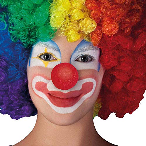 Boland 30801 - Clownsnase aus Schaumgummi, Rot, super halt, Spaßmacher, Accessoire, Mottoparty, Karneval von Boland