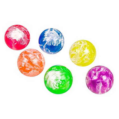 Boland 30830 - Gummiball-Set Marmor, 6 marmorierte Gummibälle, Größe je Ball 3 cm, Flummi, Geschenk, Give-Away, Spielzeug, Pinata-Füllung, Wundertüte Boland 30830 - Gummiball-Set Marmor, 6 marmorierte Gummibälle, Größe je Ball 3 cm, Flummi, Geschenk, Give-Away, Spielzeug, Pinata-Füllung, Wundertüte von Boland
