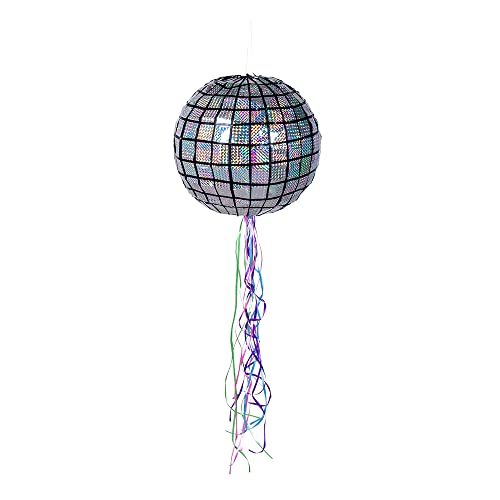 Boland 30948 - Pull Pinata Discokugel, Durchmesser 30 cm, 20 Ziehbänder, zum Befüllen, Partyspiel, Kindergeburtstag, Geburtstagsspiele, Geschenk, Geschenkidee, Überraschung Boland 30948 - Pull Pinata Discokugel, Durchmesser 30 cm, 20 Ziehbänder, zum Befüllen, Partyspiel, Kindergeburtstag, Geburtstagsspiele, Geschenk, Geschenkidee, Überraschung von Boland