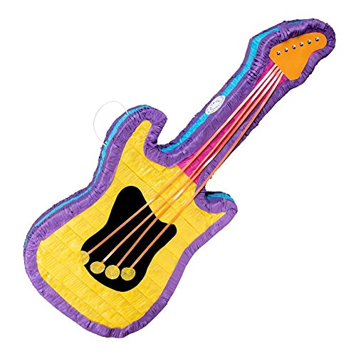 Boland 30961 - Pinata Gitarre, Größe 77 x 31 x 7,5 cm, Musikinstrument, Geburtstag, Dekoration, Party-Spiel, Geschenk Boland 30961 - Pinata Gitarre, Größe 77 x 31 x 7,5 cm, Musikinstrument, Geburtstag, Dekoration, Party-Spiel, Geschenk von Boland