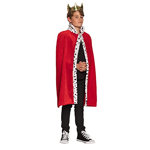 Boland 36100 - Königsmantel Kind 80 cm, Kostüm, Zubehör, Mantel, Überwurf, Karneval, Mottoparty von Boland