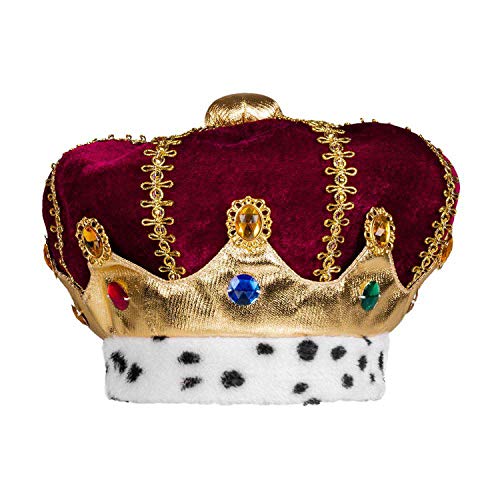 Boland 36103 - Kinderhut Majestät, mehrfarbig, Krone für Kinder, König, Herzog, Hut aus Plüsch, Karneval, Fasching, Fastnacht, Mottoparty, Halloween Boland 36103 - Kinderhut Majestät, mehrfarbig, Krone für Kinder, König, Herzog, Hut aus Plüsch, Karneval, Fasching, Fastnacht, Mottoparty, Halloween von Boland