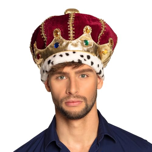 Boland 36106 - Hut Majestät, Krone für Erwachsene, Kostüm Zubehör für Karneval und Mottoparty, Faschingskostüme, JGA Boland 36106 - Hut Majestät, Krone für Erwachsene, Kostüm Zubehör für Karneval und Mottoparty, Faschingskostüme, JGA von Boland