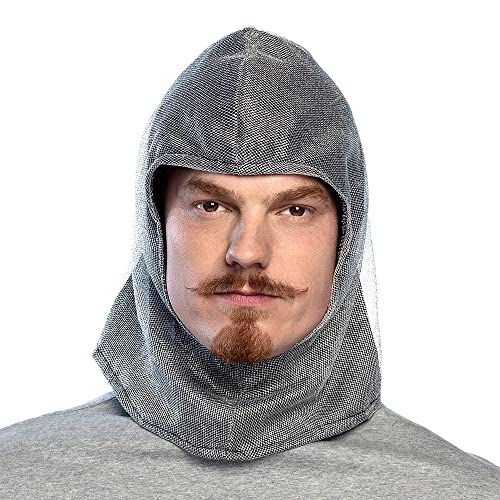 Boland 44025 - Ritter Kapuze für Erwachsene, Haube, Mütze für Faschingskostüme, Zubehör für Mittelalter Kostüme, Verkleidung für Karneval und Mottoparty Boland 44025 - Ritter Kapuze für Erwachsene, Haube, Mütze für Faschingskostüme, Zubehör für Mittelalter Kostüme, Verkleidung für Karneval und Mottoparty von Boland