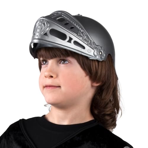 Boland 44033 - Kinderhelm Ritter, Grau, mit Klappvisir, Kunststoff, Ritterhelm, Karneval, Halloween, Fasching, Mottoparty, Verkleidung, Theater Boland 44033 - Kinderhelm Ritter, Grau, mit Klappvisir, Kunststoff, Ritterhelm, Karneval, Halloween, Fasching, Mottoparty, Verkleidung, Theater von Boland