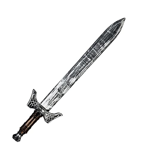 Boland 44037 - Ritterschwert, Länge ca. 68 cm, Waffen Attrappe für Faschingskostüme, Kostüm Zubehör für Ritter, Schwert für Karneval oder Mottoparty von Boland