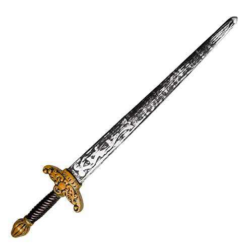 Boland 44041 - Ritterschwert, circa 88 cm, aus Kunststoff, Zubehör für ein Ritterkostüm, Karneval, Faschingskostüme Kinder, Spielzeug Waffe Boland 44041 - Ritterschwert, circa 88 cm, aus Kunststoff, Zubehör für ein Ritterkostüm, Karneval, Faschingskostüme Kinder, Spielzeug Waffe von Boland