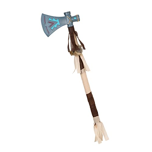 Boland 44143 - Indianeraxt Tomahawk, 45 cm, braun-beige, bunt, Streitaxt, Kriegsbeil, Karneval, Halloween, Fasching, Mottoparty, Kostüm, Theater, Accessoire von Boland