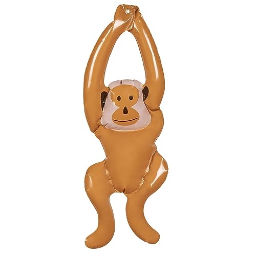 Boland 52177 - Aufblasbarer Affe, 61 cm, Wasserspielzeug, Dekoration, Party Deko für Pool, Sommerfest und Mottoparty Boland 52177 - Aufblasbarer Affe, 61 cm, Wasserspielzeug, Dekoration, Party Deko für Pool, Sommerfest und Mottoparty von Boland
