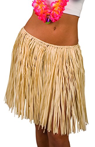 Boland 52429 - Hawaii-Rock aus Bast, circa 40 cm, Einheitsgröße, beige von Boland