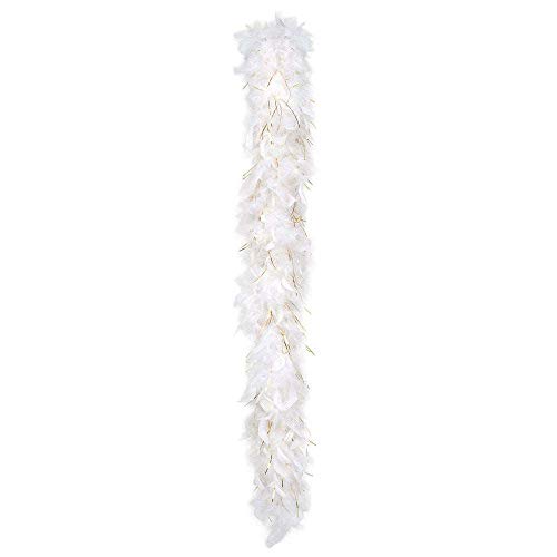 Boland - Federboa 50 g, Länge ca. 180 cm, 20er Jahre, Gatsby, Karneval, Halloween, Fasching, Mottoparty, Kostüm, Theater von Boland