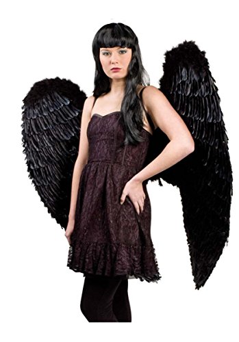 Boland - Engel Federflügel, 120 x 120 cm, Angel, Deko, Weihnachten, Valentinstag, Karneval, Fasching, Halloween, Mottoparty, Kostüm, Theater, Accessoire, Verkleidung von Boland