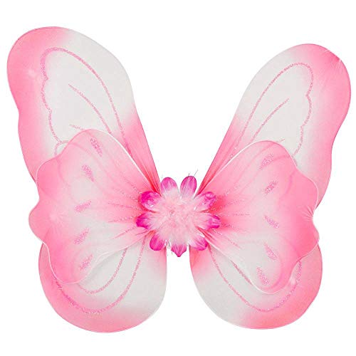 Boland 52873 - Flügel für Kinder, Accessoire, Rosa, Schmetterling, Fee, Verkleidung, Kostüm, Mottoparty, Karneval Boland 52873 - Flügel für Kinder, Accessoire, Rosa, Schmetterling, Fee, Verkleidung, Kostüm, Mottoparty, Karneval von Boland