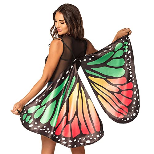 Boland 52877 - Schmetterling-Flügel, Größe 130 x 83 cm, Butterfly, Kostüm, Karneval, Mottoparty von Boland