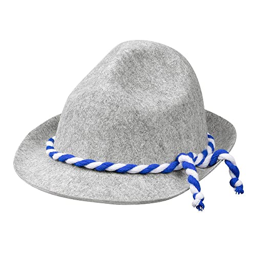 Boland 54284 - Hut Oktoberfest, mit blau weißer Kordel, bayerisches Accessoire, Trachtenhut, Volksfest, Kirchweih, Mottoparty, Karneval Boland 54284 - Hut Oktoberfest, mit blau weißer Kordel, bayerisches Accessoire, Trachtenhut, Volksfest, Kirchweih, Mottoparty, Karneval von Boland