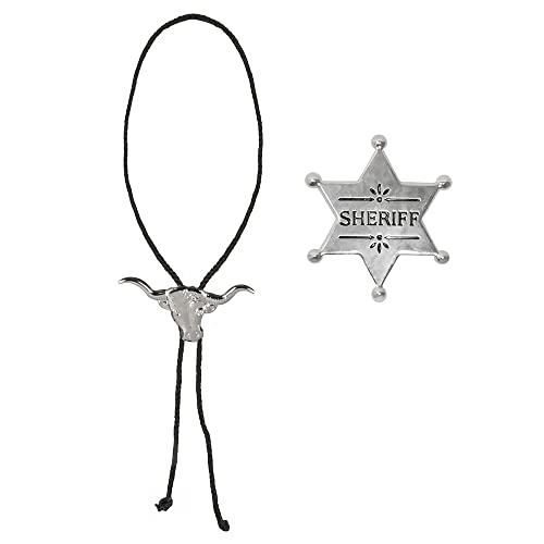 Boland 54316 - Kostüm-Set Cowboy, 2-teilig, Kette und Sheriff-Stern, Deputy, Wilder Westen, Kostüm-Accessoire, Verkleidung, Karneval, Mottoparty Boland 54316 - Kostüm-Set Cowboy, 2-teilig, Kette und Sheriff-Stern, Deputy, Wilder Westen, Kostüm-Accessoire, Verkleidung, Karneval, Mottoparty von Boland
