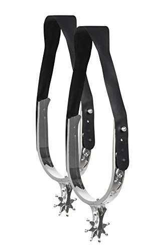 Boland 54320 - Satz Westernsporen, schwarz, 1 Paar, glänzend, Kunststoff, Western, Cowboy, Rodeo, Wild West, Karneval, Halloween, Fasching, Mottoparty, Kostüm, Theater, Accessoire, Verkleidung Boland 54320 - Satz Westernsporen, schwarz, 1 Paar, glänzend, Kunststoff, Western, Cowboy, Rodeo, Wild West, Karneval, Halloween, Fasching, Mottoparty, Kostüm, Theater, Accessoire, Verkleidung von Boland