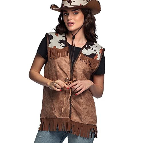 Boland 54322 - Western Weste für Erwachsene, Größe M, Faschingskostüme, Jacke, Cowboy, Indianer, Kostüm, Karneval, Mottoparty Boland 54322 - Western Weste für Erwachsene, Größe M, Faschingskostüme, Jacke, Cowboy, Indianer, Kostüm, Karneval, Mottoparty von Boland