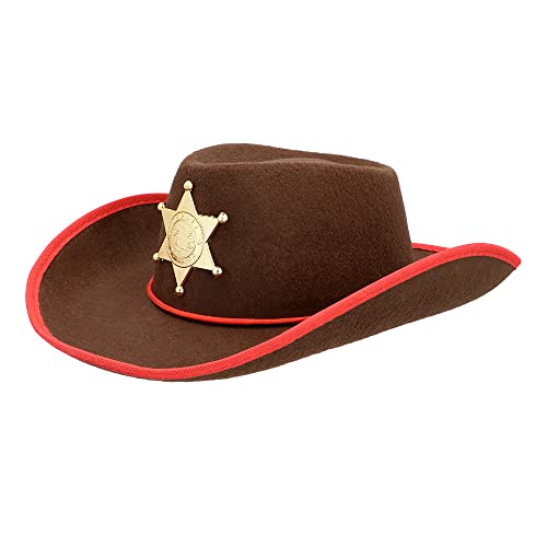 Boland 54378 - Cowboy Hut Sheriff mit Stern, für Kinder, Kinderhut für Kostüme, Western Hut für Karneval Boland 54378 - Cowboy Hut Sheriff mit Stern, für Kinder, Kinderhut für Kostüme, Western Hut für Karneval von Boland