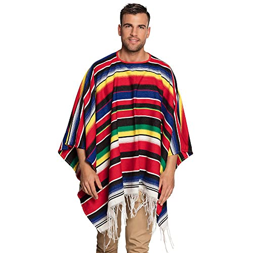 Boland 54420 - Poncho Diego, Größe 140 x 155 cm, Mehrfarbig, Überwurf, Mexiko, Mexikaner, Kostüm, Karneval, Mottoparty Boland 54420 - Poncho Diego, Größe 140 x 155 cm, Mehrfarbig, Überwurf, Mexiko, Mexikaner, Kostüm, Karneval, Mottoparty von Boland