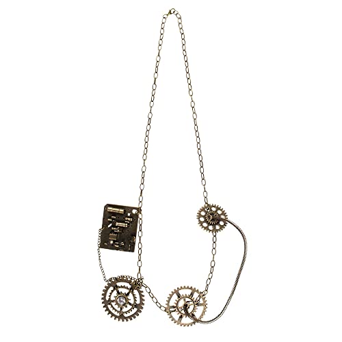 Boland 54520 - Halskette Steampunk de Luxe, Kette für Faschingskostüme, Kostüm Zubehör für Karneval und Mottoparty, Modeschmuck Boland 54520 - Halskette Steampunk de Luxe, Kette für Faschingskostüme, Kostüm Zubehör für Karneval und Mottoparty, Modeschmuck von Boland