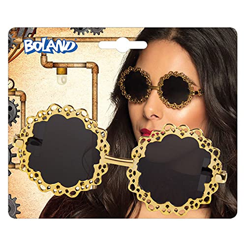 Boland 54567 - Partybrille Steampunk Klassisch, Spaßbrille, Fotobox, Accessoire, Mottoparty, Karneval von Boland