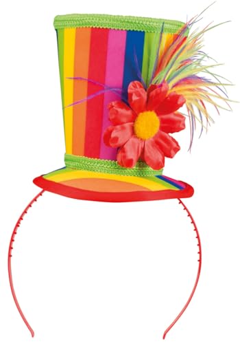 Boland 55510 - Haarreif Blossom, Tiara mit Mini Hut, Kostüm Zubehör für Karneval, Geburtstag oder Mottoparty, Clown Hut, Accessoire für Faschingskostüme Boland 55510 - Haarreif Blossom, Tiara mit Mini Hut, Kostüm Zubehör für Karneval, Geburtstag oder Mottoparty, Clown Hut, Accessoire für Faschingskostüme von Boland