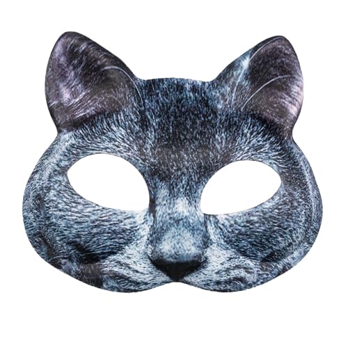 Boland 56740 - Augenmaske Katze, Tiermaske, Maske für Kostüme, Karneval, Mottoparty und Halloween Boland 56740 - Augenmaske Katze, Tiermaske, Maske für Kostüme, Karneval, Mottoparty und Halloween von Boland