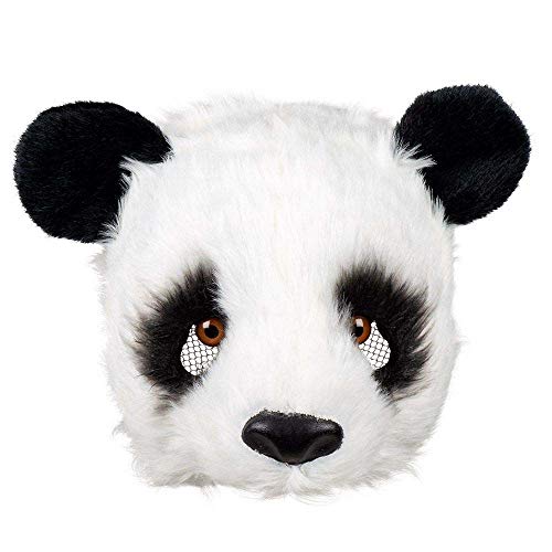 Boland 56753 - Plüsch-Halbmaske Panda, Einheitsgröße, Schwarz und Weiß, Gesichtsmaske, Tiermaske, Fellmaske, Bär, Accessoire, Kostüm, Verkleidung, Karneval, Fasching, Mottoparty Boland 56753 - Plüsch-Halbmaske Panda, Einheitsgröße, Schwarz und Weiß, Gesichtsmaske, Tiermaske, Fellmaske, Bär, Accessoire, Kostüm, Verkleidung, Karneval, Fasching, Mottoparty von Boland