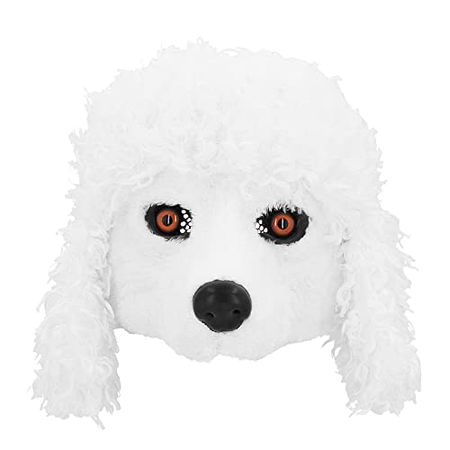 Boland 56763 - Maske Pudel mit Plüsch, Gesichtsmaske, Halbmaske Hund, Hunde Maske für JGA und Karneval, Faschingskostüme von Boland
