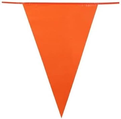 Boland 61871 - Wimpelkette Orange, 1 Stück, Länge 25 Meter, 40 Fahnen je 20 x 30 cm, Fahnen Kette, Dekoration, Girlande, Mottoparty, Geburtstag, EM, WM Boland 61871 - Wimpelkette Orange, 1 Stück, Länge 25 Meter, 40 Fahnen je 20 x 30 cm, Fahnen Kette, Dekoration, Girlande, Mottoparty, Geburtstag, EM, WM von Boland
