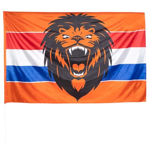 Boland 61875 - XXL Fahne Holland, Brüllender Löwe, Größe 200 x 300 cm, Flagge, Hängedekoration, Girlande, Mottoparty, Geburtstag, EM, WM, Fanartikel Boland 61875 - XXL Fahne Holland, Brüllender Löwe, Größe 200 x 300 cm, Flagge, Hängedekoration, Girlande, Mottoparty, Geburtstag, EM, WM, Fanartikel von Boland