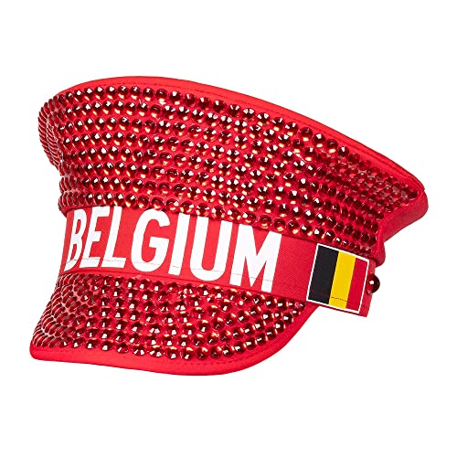 Boland 61931 - Mütze Belgien, Unisex, Erwachsene, EM, WM, Fanartikel, Karneval, Mottoparty von Boland