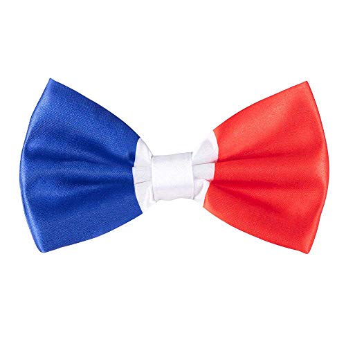 Boland 61985 - Fliege Frankreich, 1 Stück, Einheitsgröße, Rot-Blau-Weiß, Niederlande, Fußball, Nationalfarben, Accessoire, Halsschmuck, Karneval, Mottoparty, Puplic Viewing, WM, EM, Clown Boland 61985 - Fliege Frankreich, 1 Stück, Einheitsgröße, Rot-Blau-Weiß, Niederlande, Fußball, Nationalfarben, Accessoire, Halsschmuck, Karneval, Mottoparty, Puplic Viewing, WM, EM, Clown von Boland
