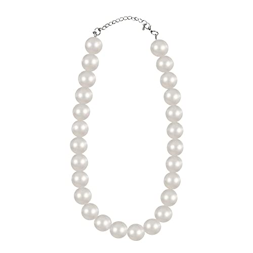Boland 64308 - Perlenkette Marylin, weiß, cremefarben, Party-Accessoire Boland 64308 - Perlenkette Marylin, weiß, cremefarben, Party-Accessoire von Boland