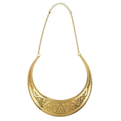 Boland 64423 - Halskette Noble of the Nile, goldene Kette, Ägypterin, Cleopatra, Modeschmuck, Karneval, Mottoparty von Boland