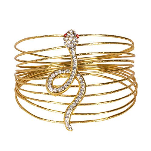 Boland 64426 - Armkette Noble of the Nile, Armschmuck mit Schlange, goldenes Armband, Ägypterin, Cleopatra, Modeschmuck, Karneval, Mottoparty Boland 64426 - Armkette Noble of the Nile, Armschmuck mit Schlange, goldenes Armband, Ägypterin, Cleopatra, Modeschmuck, Karneval, Mottoparty von Boland
