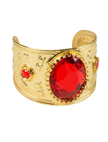 Boland 64463 - Armband Garnet of the Nile, Armreif, Modeschmuck für Faschingskostüme, Karneval und Mottoparty von Boland