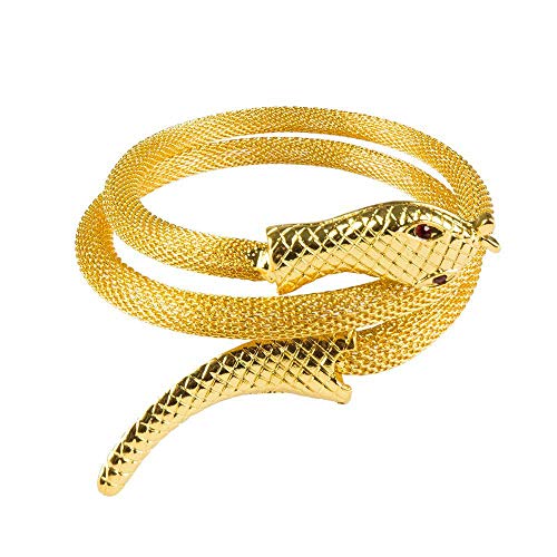 Boland 64465 - Armband Schlange des Nils, 1 Stück, Einheitsgröße, Ägypten, Nil, Armkette, Gold, Accessoire, Kostüm, Verkleidung, Outfit, Geschenk, Karneval, Mottoparty Boland 64465 - Armband Schlange des Nils, 1 Stück, Einheitsgröße, Ägypten, Nil, Armkette, Gold, Accessoire, Kostüm, Verkleidung, Outfit, Geschenk, Karneval, Mottoparty von Boland