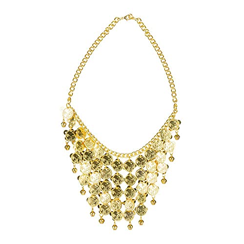 Boland 64476 - Halskette Belly-Dance, Gold, Mode-Schmuck, Kette, Bauch-Tänzerin, Wahrsagerin, Accessoire, Kostüm, Karneval, Mottoparty Boland 64476 - Halskette Belly-Dance, Gold, Mode-Schmuck, Kette, Bauch-Tänzerin, Wahrsagerin, Accessoire, Kostüm, Karneval, Mottoparty von Boland